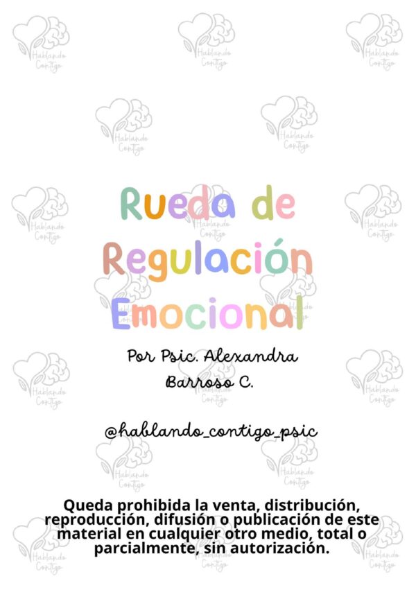 🧠✨ Rueda de Regulación Emocional + Regalito 🎁