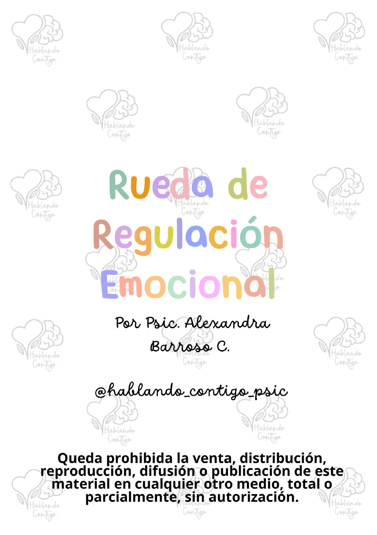 🧠✨ Rueda de Regulación Emocional + Regalito 🎁