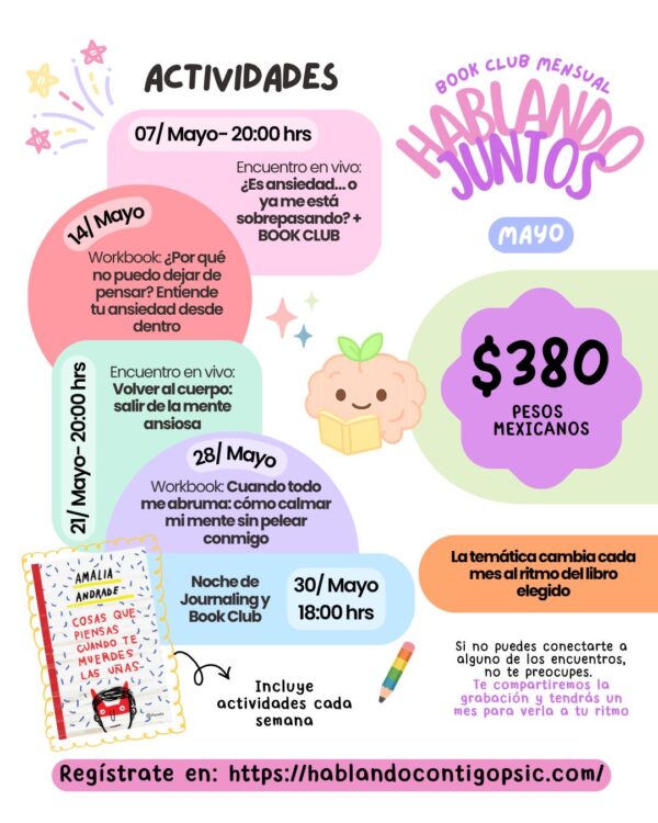 Mayo - 💛 Book Club Hablando Juntos