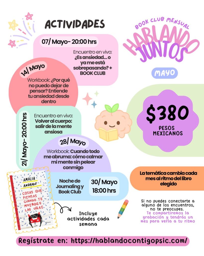 Mayo - 💛 Book Club Hablando Juntos
