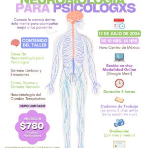🧠✨ TALLER ONLINE: NEUROBIOLOGÍA PARA PSICÓLOGXS ✨🧠