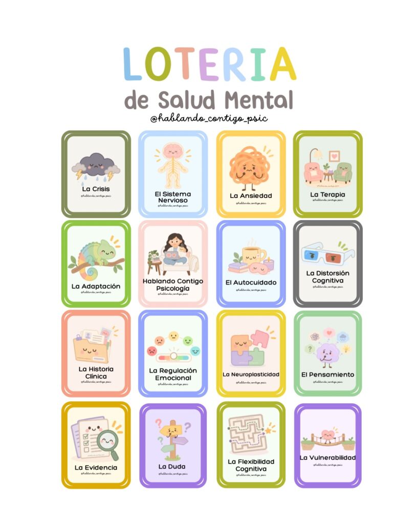 🧠 Lotería de Salud Mental | Hablando Contigo